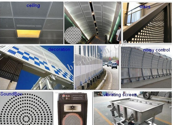 SS316 Perforated Ceiling Tiles 1m Decorative Wire Mesh