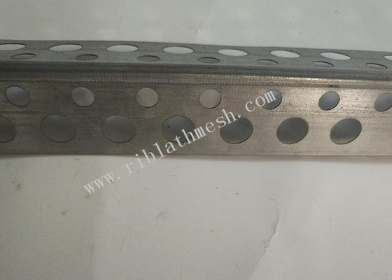 2.5cm Wing Plaster Angle Bead Metal Perforated Type 0.3mm Thickness