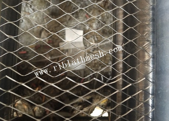 370g / M2 Sıcak Daldırma Galvanizli Paslanmaz Çelik Tuğla Takviye Mesh Genişletilmiş Metal